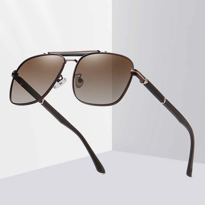 تصميم جديد نظارات شمسية أنيقة للرجال نظارات شمسية طيار للذكور New Design Stylish Men's Sunglasses Pilot Sunglasses for Male