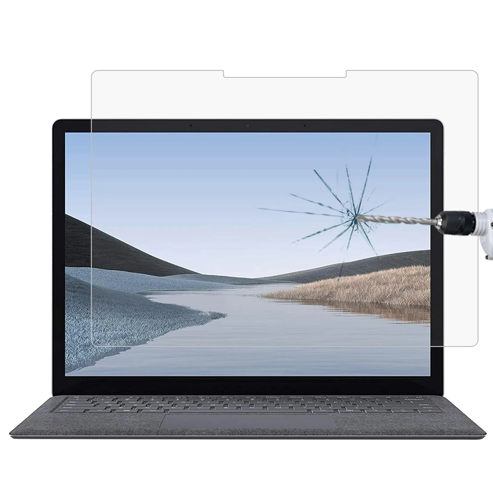 14.4 Tempered Glass Film For Microsoft Surface Laptop Studio - 9H 2.5D Explosion-Proof
