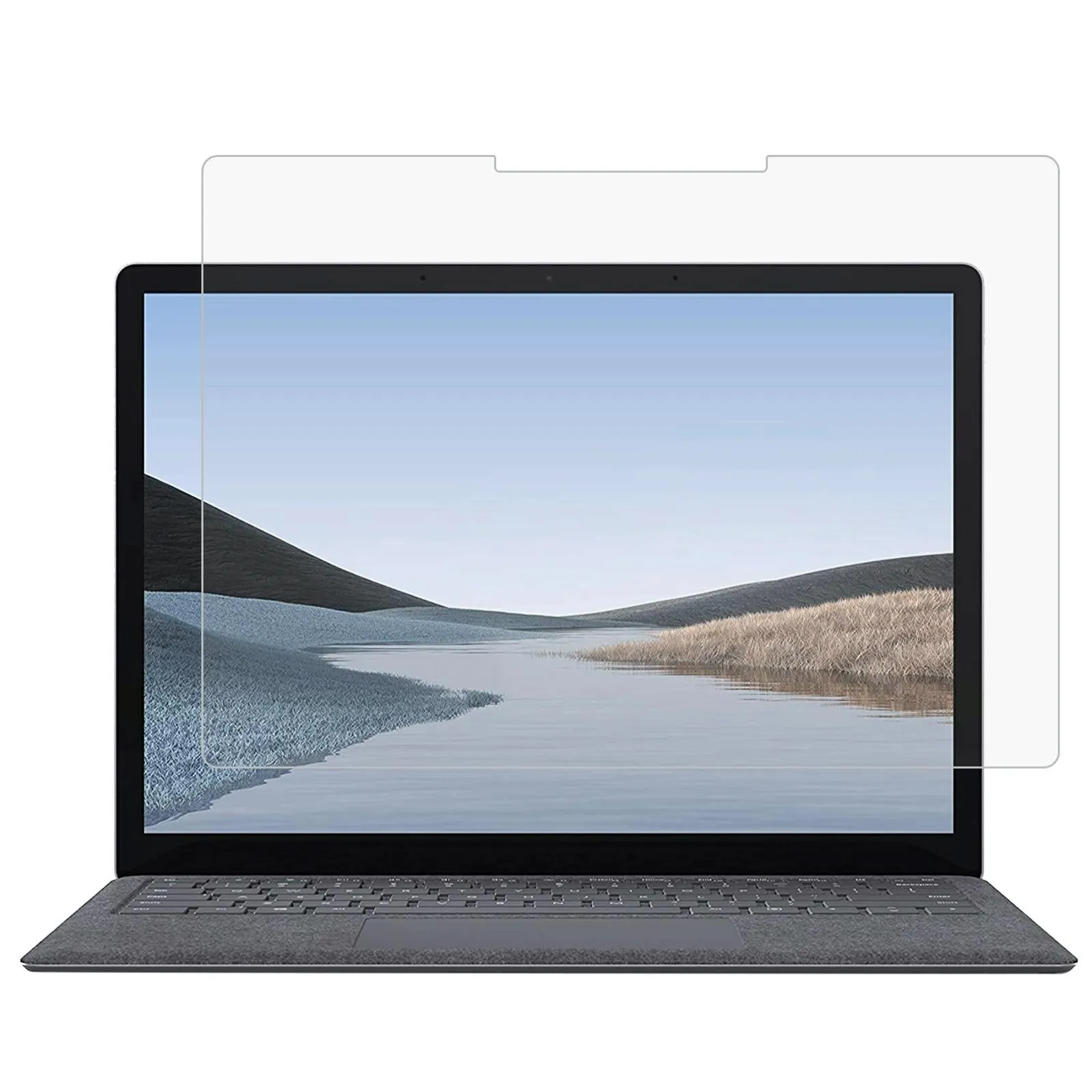2-Pack 9H Tempered Glass Film For Microsoft Laptop Studio 14.4 Inch - Explosion-Proof 2.5D