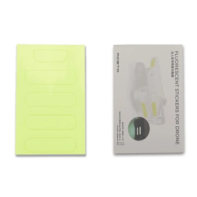 2-Pack Luminous Night Flight Stickers | For DJI FPV Drone