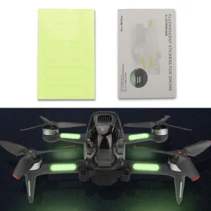 2-Pack Luminous Night Flight Stickers | For DJI FPV Drone