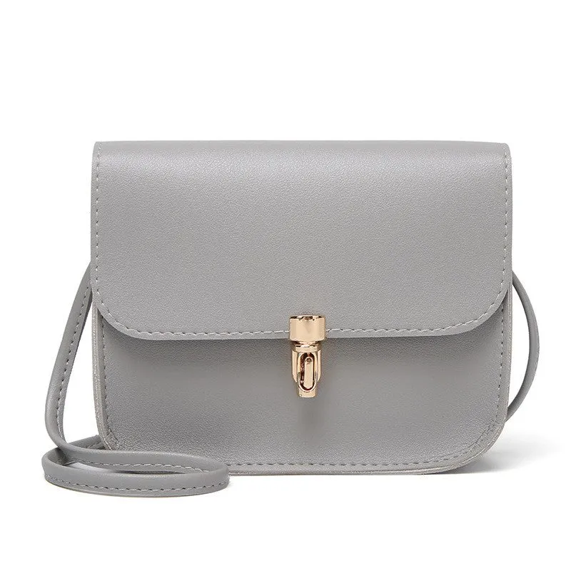 2018 New Bullet Lock Small Side Of Mini Mobile Phone Bag Messenger Bag Nice Women Bags Shoulder
