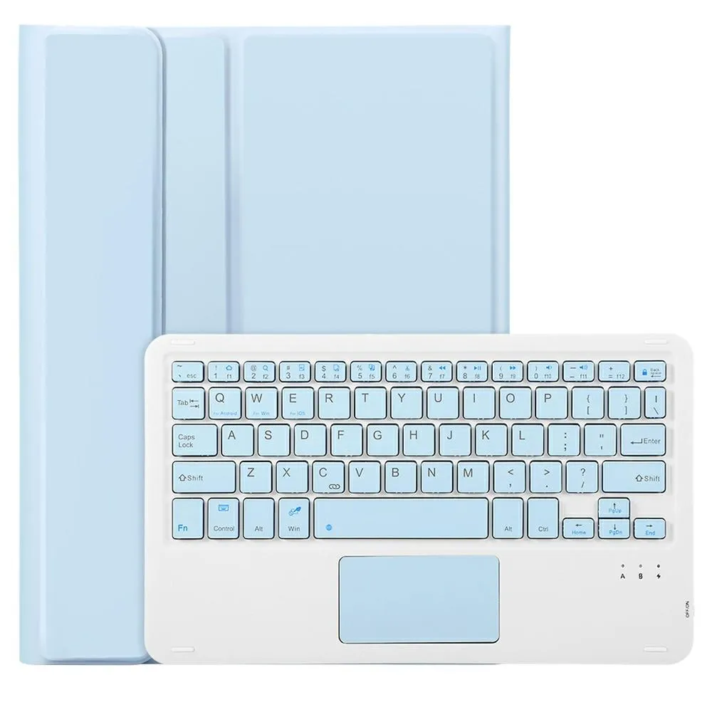2022 Ipad 10.9 Lambskin Bluetooth Keyboard Case With Pen Slot