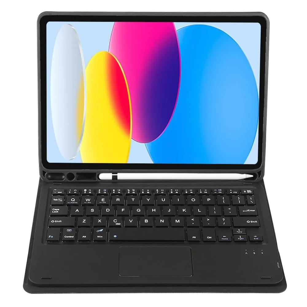 2022 Ipad 10.9 Lambskin Bluetooth Keyboard Case With Pen Slot