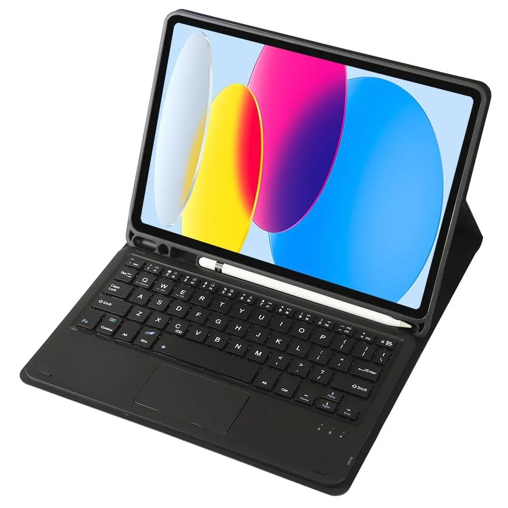 2022 Ipad 10.9 Lambskin Bluetooth Keyboard Case With Pen Slot
