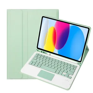 2022 Ipad 10.9 Lambskin Bluetooth Keyboard Case With Pen Slot