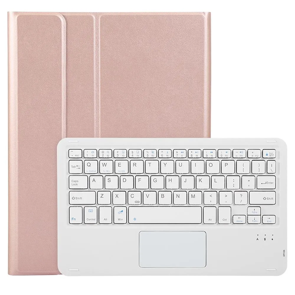2022 Ipad 10.9 Lambskin Bluetooth Keyboard Case With Pen Slot