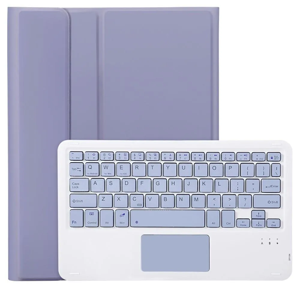 2022 Ipad 10.9 Lambskin Bluetooth Keyboard Case With Pen Slot