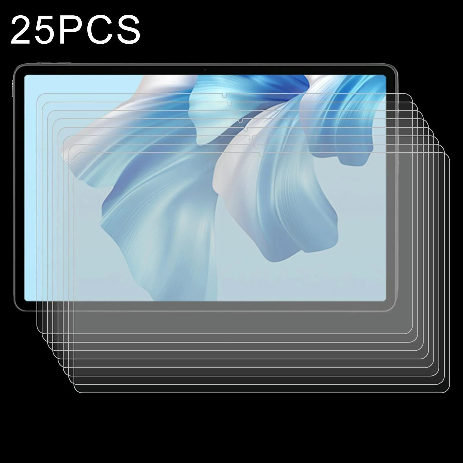 25-pack 9h 0.3mm Tempered Glass for Huawei Matebook e Go - Clear