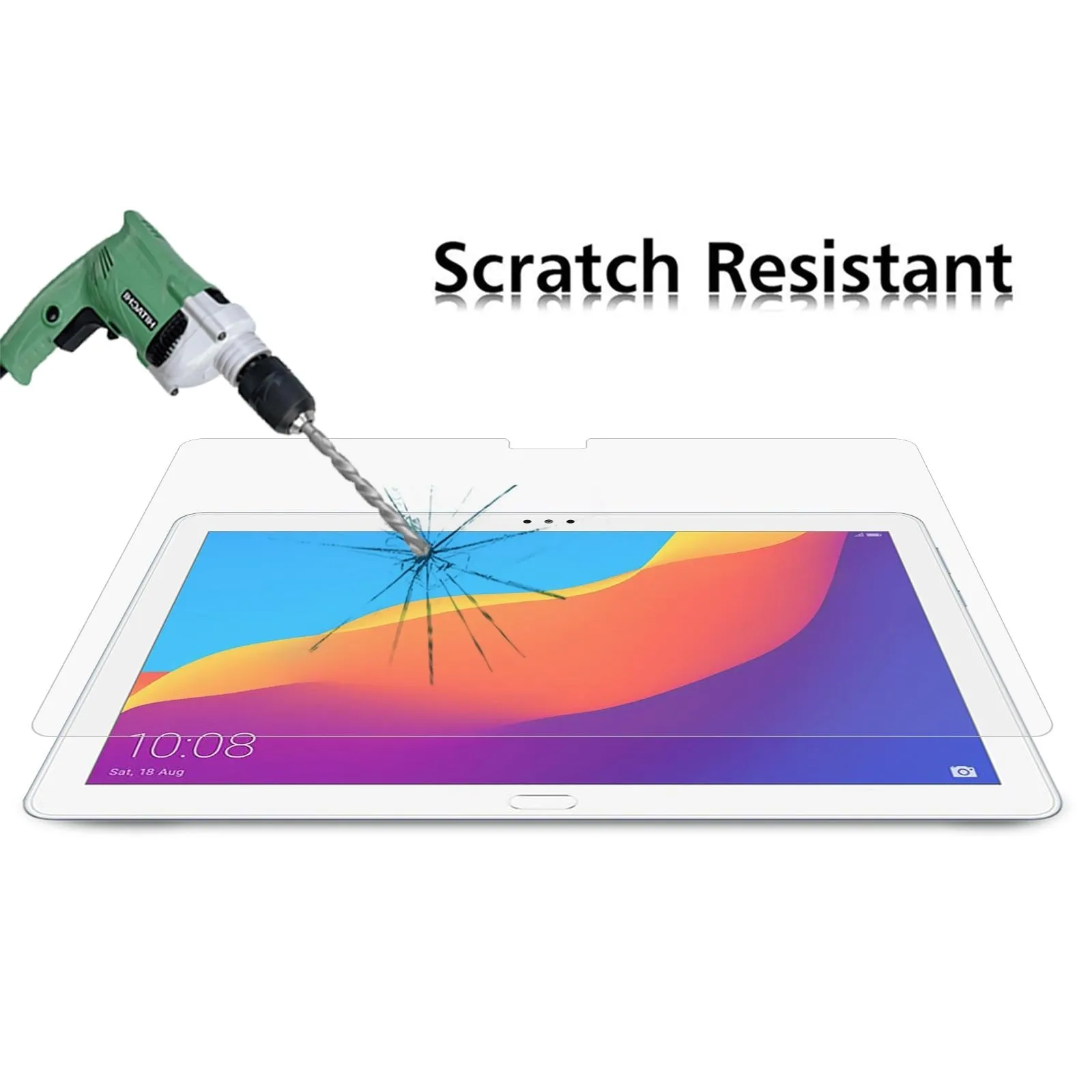 25-Pack 9H Tempered Glass Film For Honor Pad 5 10.1 - Explosion-Proof 2.5D