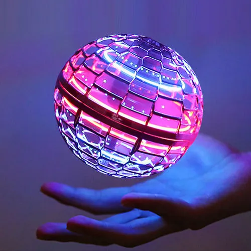 2pcs PURPLE Flying Ball Mini Hand UFO Toys | Drone Helicopter Hover Quadcopter | Kids Toys Gifts