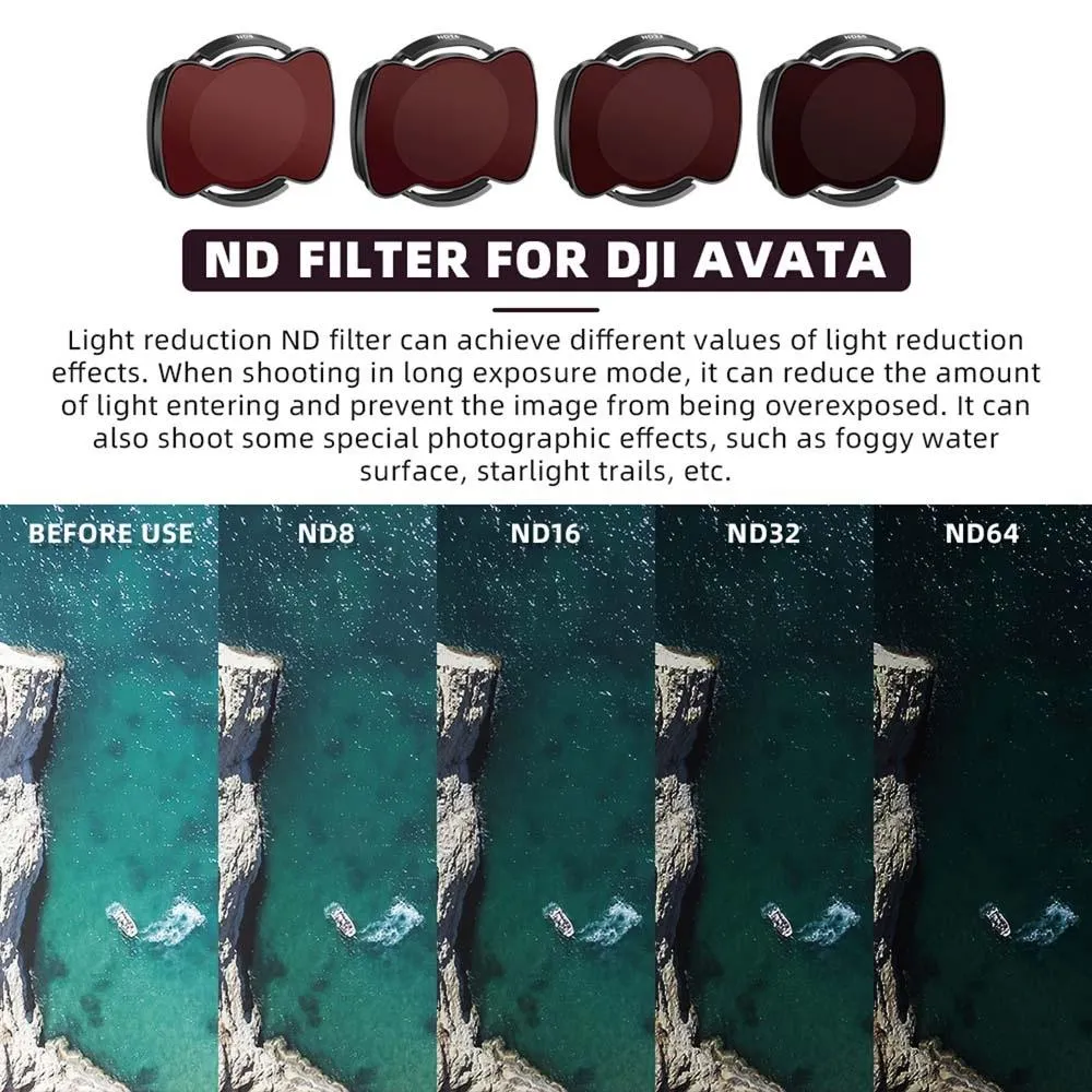 3-in-1 Magnetic Uv Cpl Filter for Dji Avata Drone
