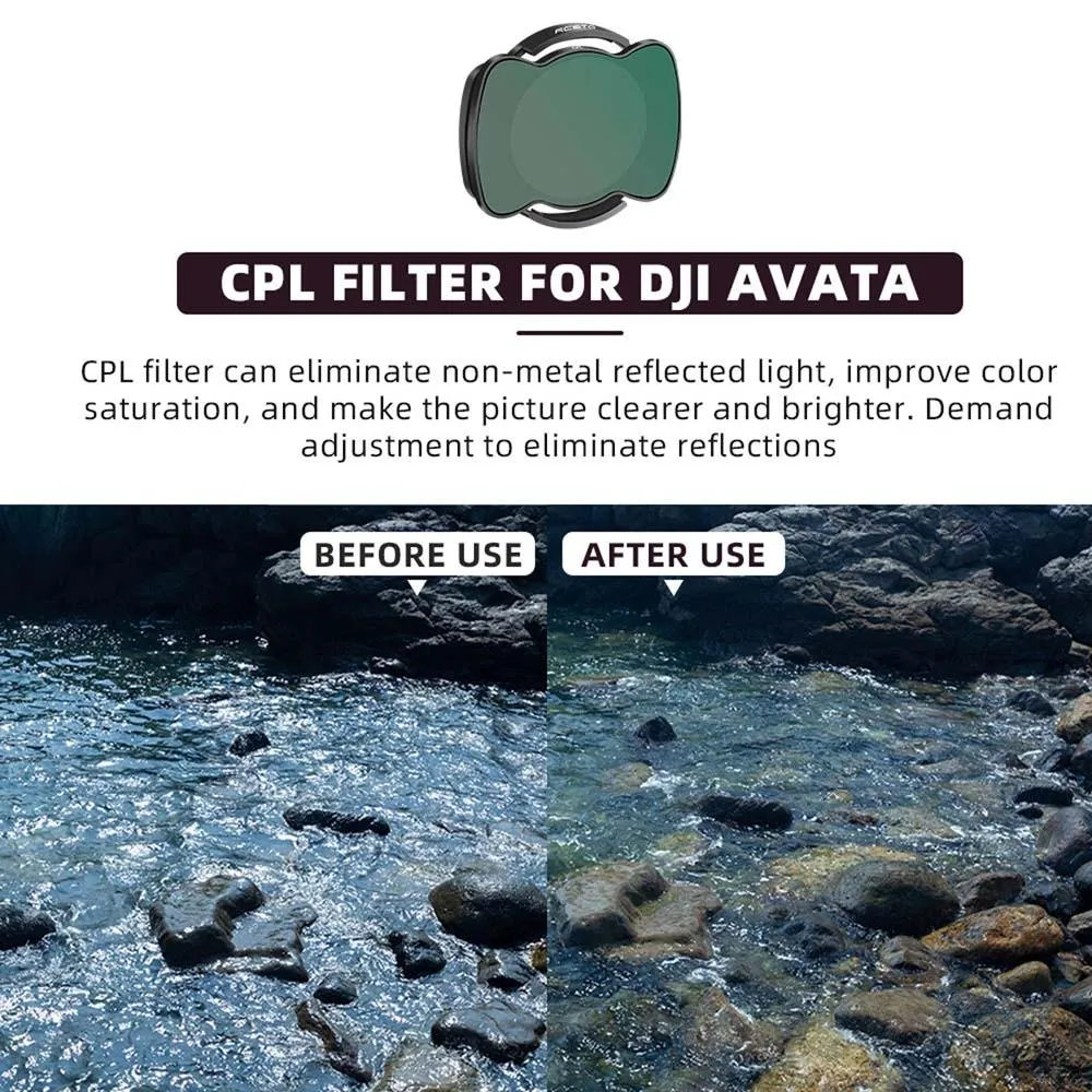 3-in-1 Magnetic Uv Cpl Filter for Dji Avata Drone