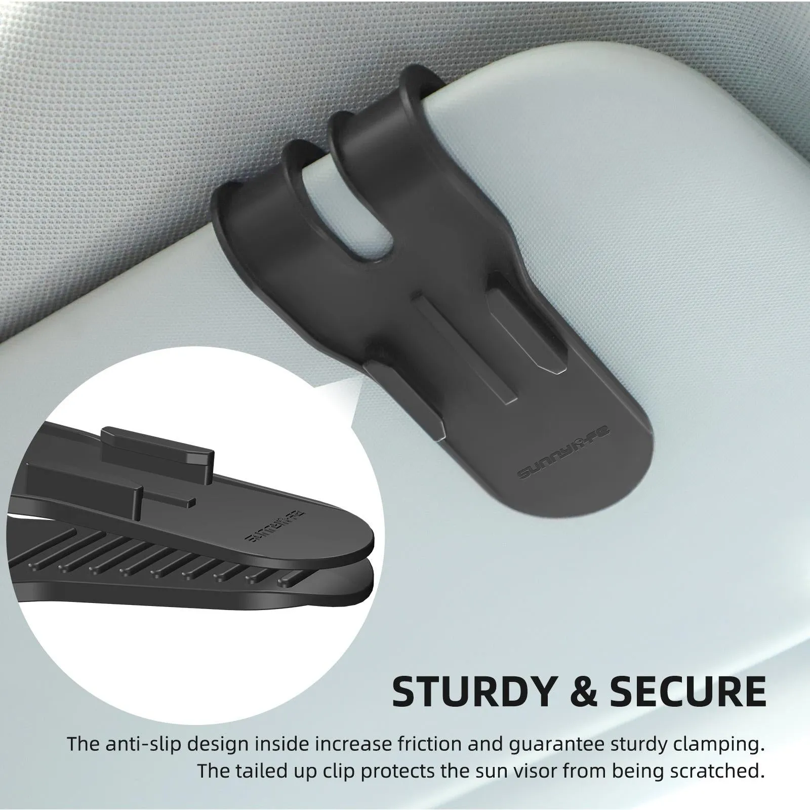 360 Degree Rotating Sun Visor Camera Mount for Vlogging
