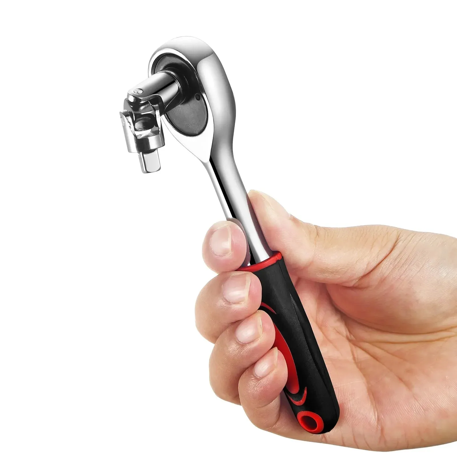 46 Piece Car Tool Kit: Ratchet Wrench Set with Screwdriver Spanner and Torque Bits