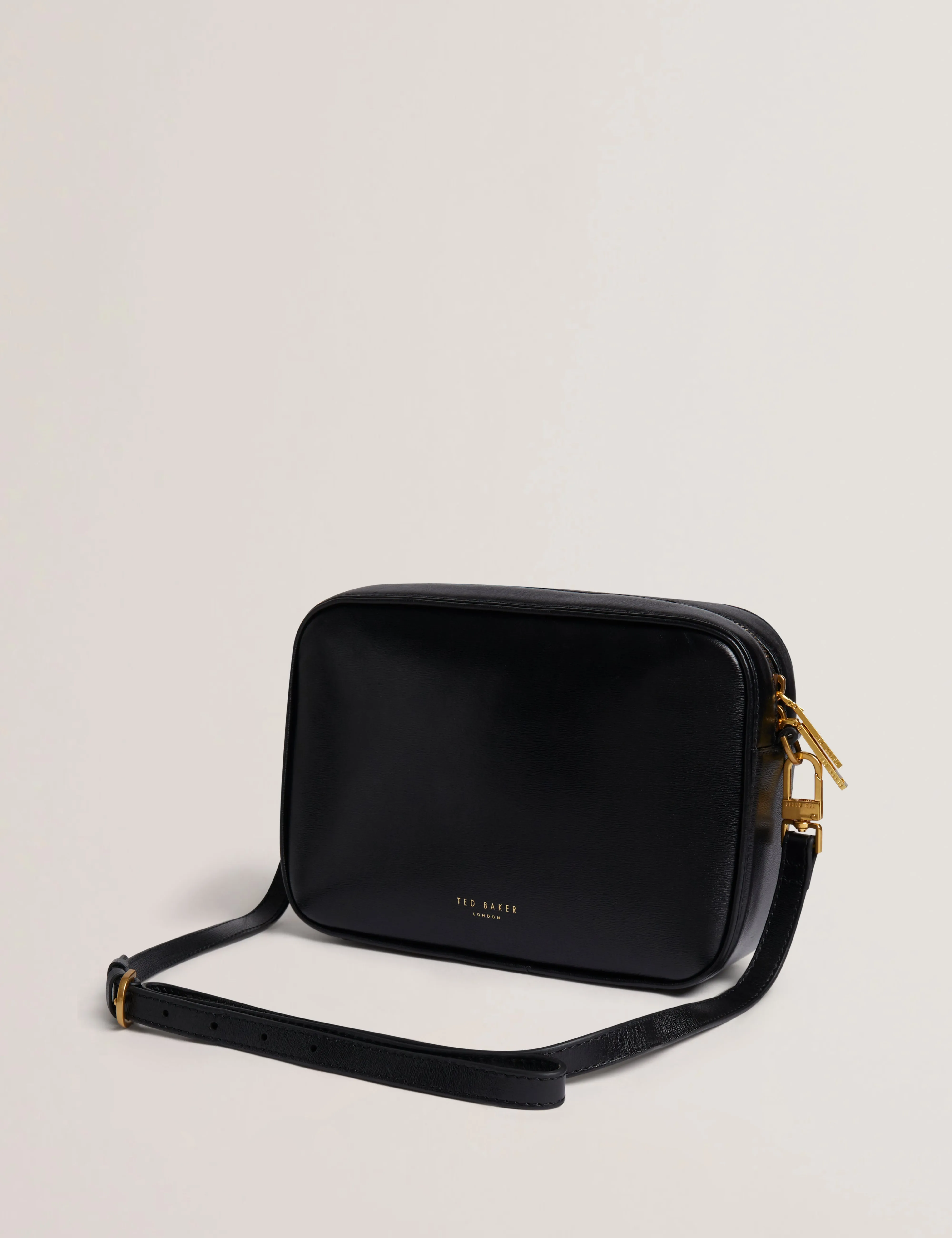 Anihli Tb Detail Leather Camera Bag Black