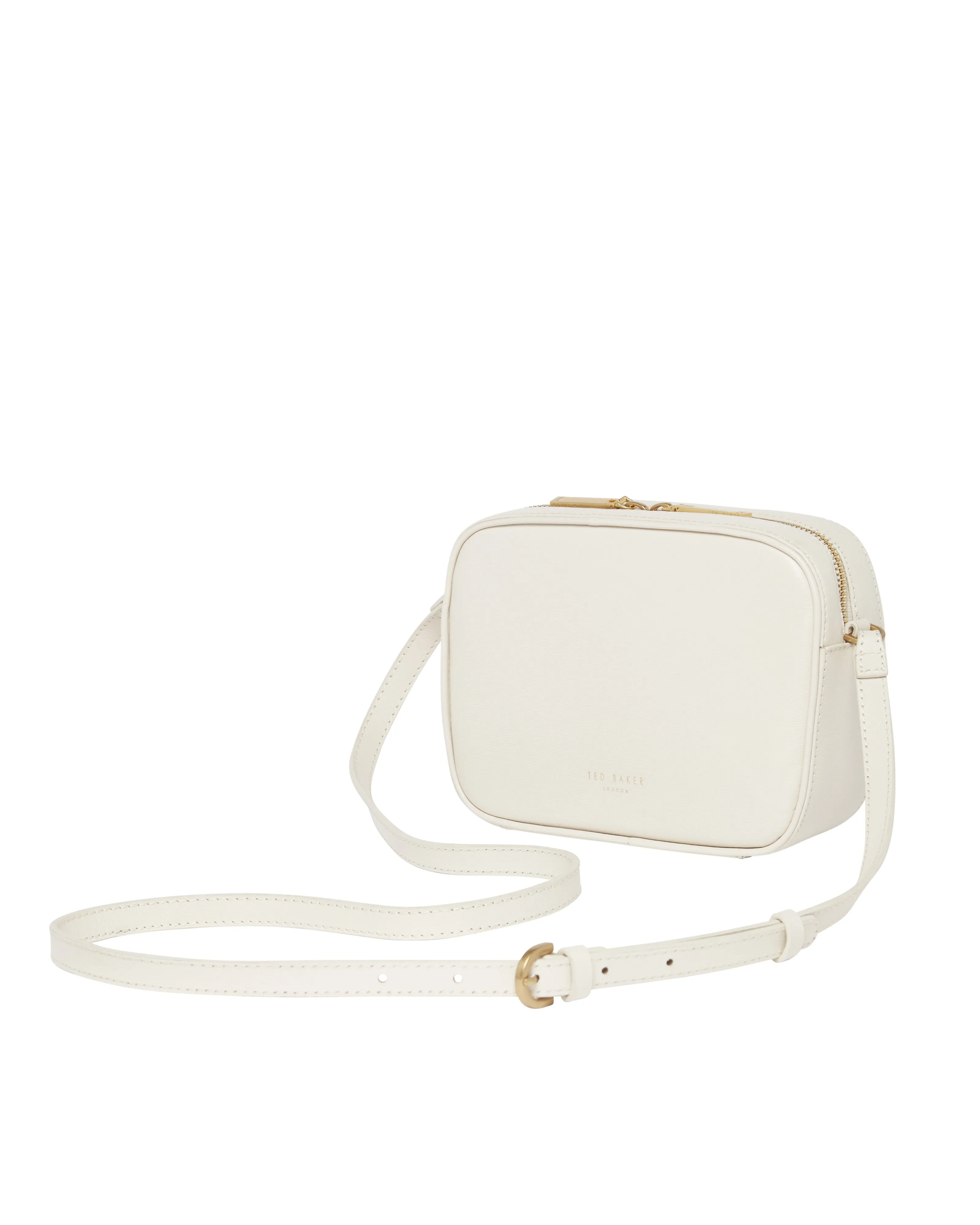 Anihli Tb Detail Leather Camera Bag Ecru