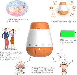 Baby Shusher the Sound Miracle Machine | Rhythmic Human Voice Shushes to Calm Baby