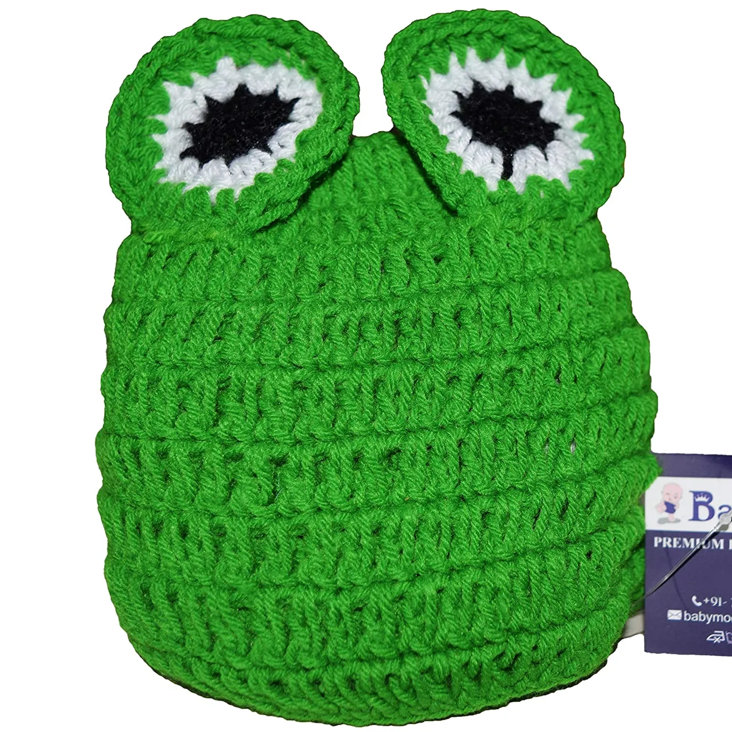 Babymoon Frog Cap Newborn Photography Crochet Outfit Costume