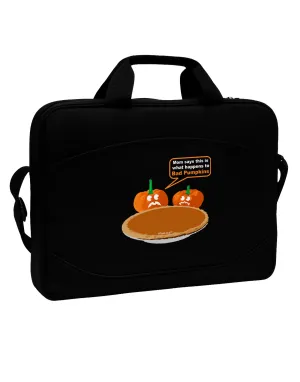 Bad Pumpkins 15&#x22; Dark Laptop / Tablet Case Bag
