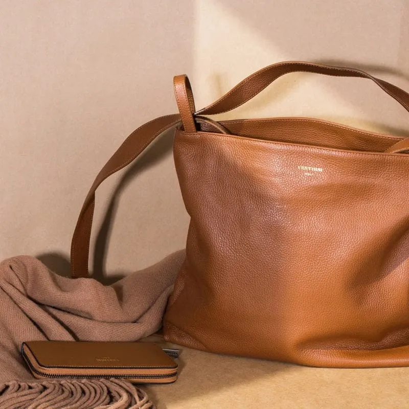 Bella 2-1 Convertible Backpack Tote | Tan