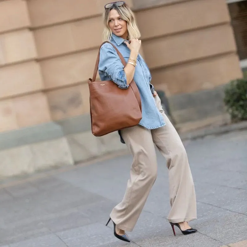 Bella 2-1 Convertible Backpack Tote | Tan