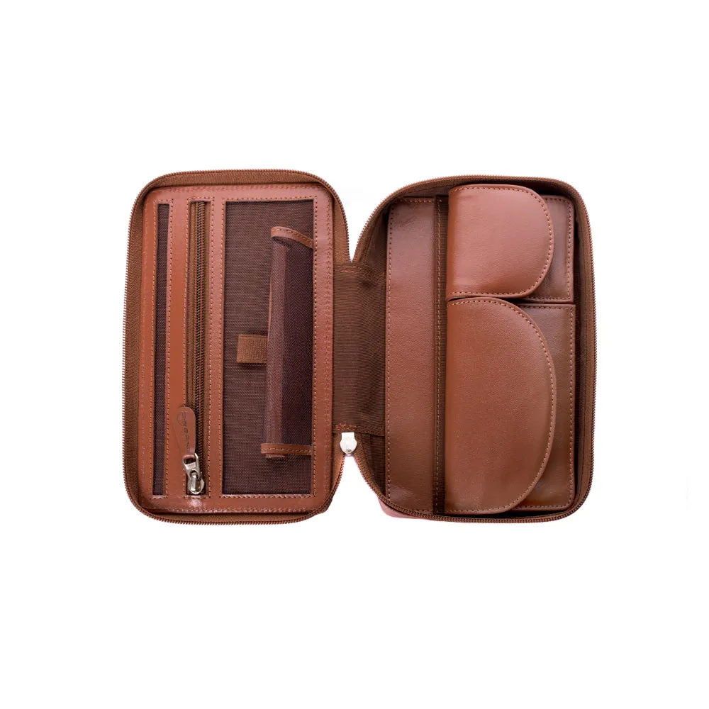 Desang Slim Kitbag - Tan Leather