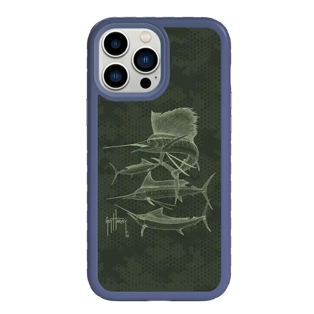 Guy Harvey Fortitude Series for Apple iPhone 13 Pro Max - Green Camo