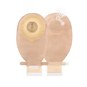 HEAGI Colostomy Bags 1 Piece Convex Ostomy Bags with Exhaust Hole & Adjustable Waistband