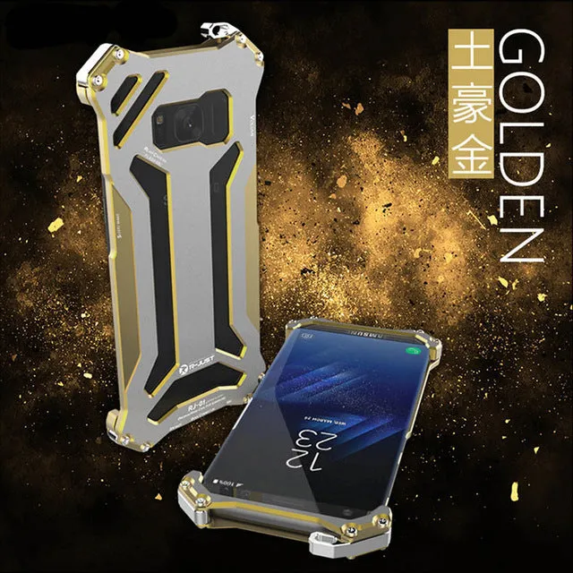 Original R-JUST Gundam Metal Case Aluminum Cover for Samsung s8 Armor Anti-Knock Phone Cases For Samsung galaxy s8 / s8 plus