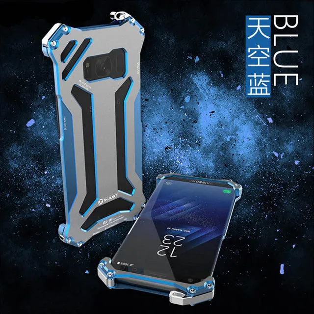 Original R-JUST Gundam Metal Case Aluminum Cover for Samsung s8 Armor Anti-Knock Phone Cases For Samsung galaxy s8 / s8 plus