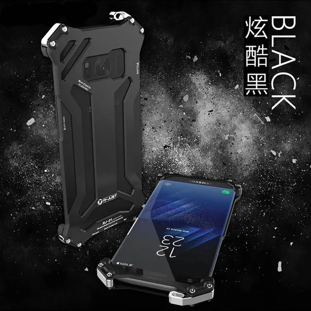 Original R-JUST Gundam Metal Case Aluminum Cover for Samsung s8 Armor Anti-Knock Phone Cases For Samsung galaxy s8 / s8 plus