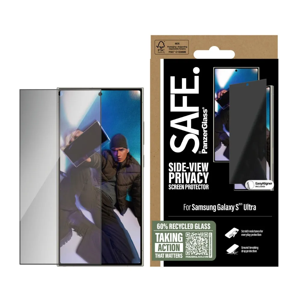 SAFE BY PANZERGLASS Samsung Galaxy S25 Ultra Screen Protector Ultra Wide Fit Privacy