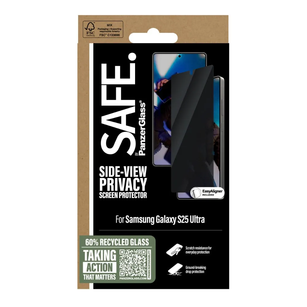 SAFE BY PANZERGLASS Samsung Galaxy S25 Ultra Screen Protector Ultra Wide Fit Privacy