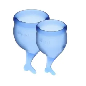Satisfyer Feel Secure Menstrual Cup (Dark Blue)