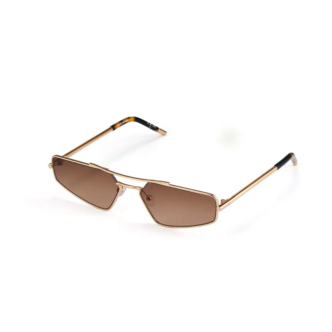 The Pilot Sunglasses (Gold   Tortoise   Brown)