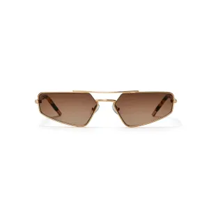 The Pilot Sunglasses (Gold   Tortoise   Brown)