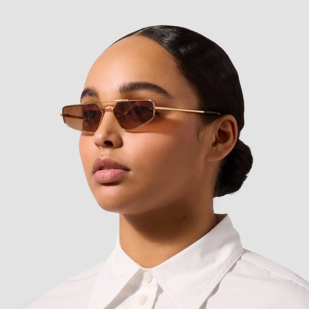 The Pilot Sunglasses (Gold   Tortoise   Brown)