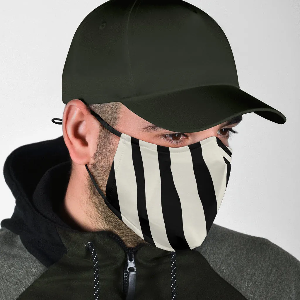 Zebra Print Adjustable Face Mask